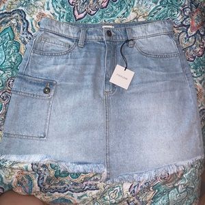 Sneak Peek Utility pocket Denim Skirt